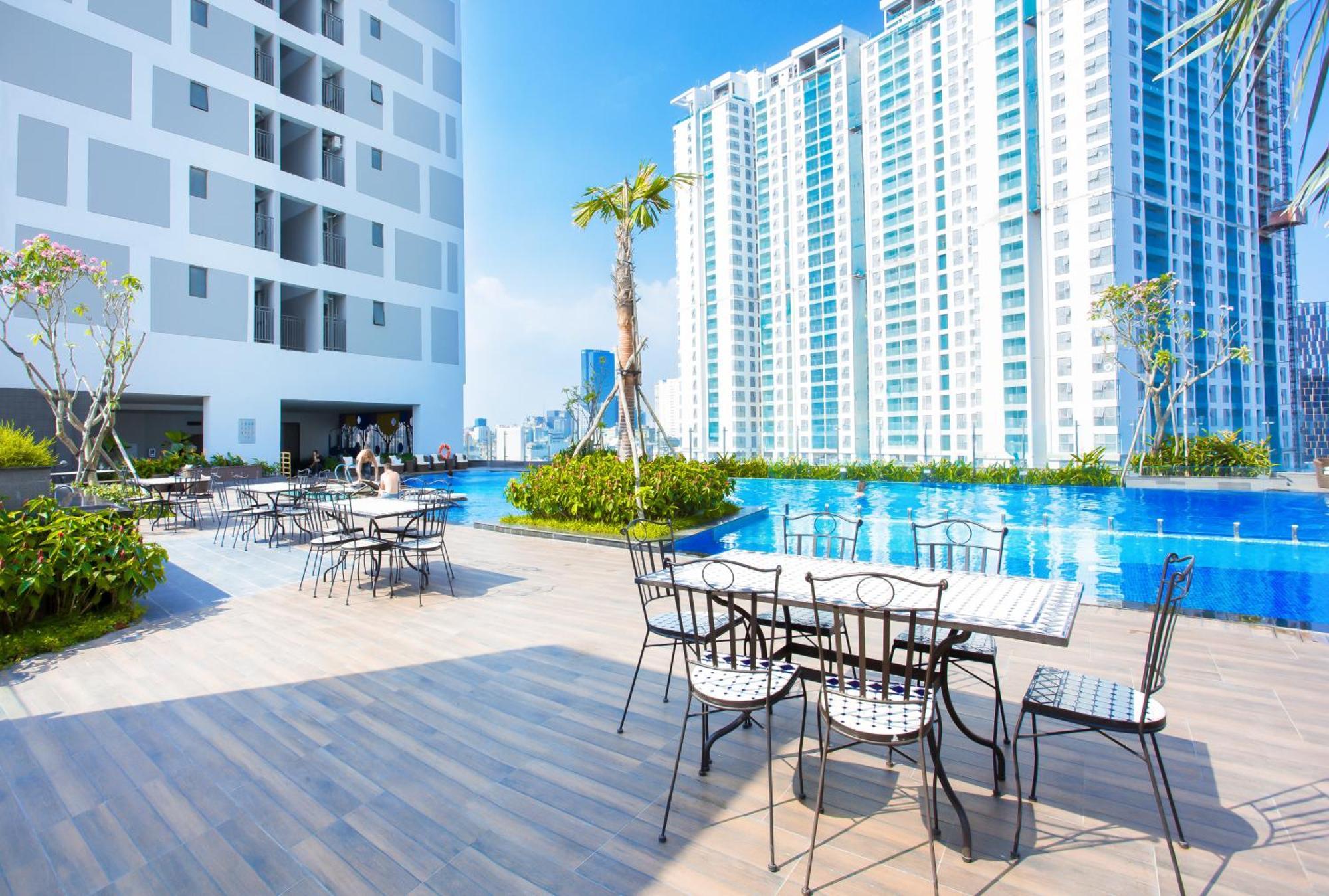 Aloha Saigon Apartment - Rivergate Residence Bandar Ho Chi Minh Luaran gambar